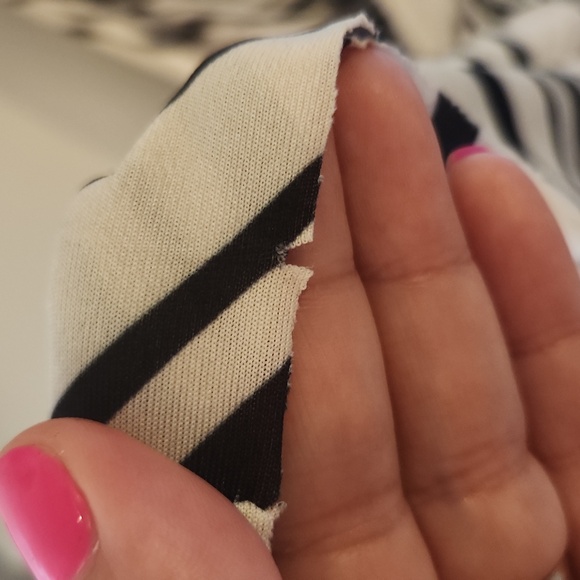 H&M black and white striped maxi dress - Picture 8 of 8